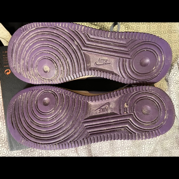 Nike Air white/purple sneaker, 7y. - Picture 10 of 10